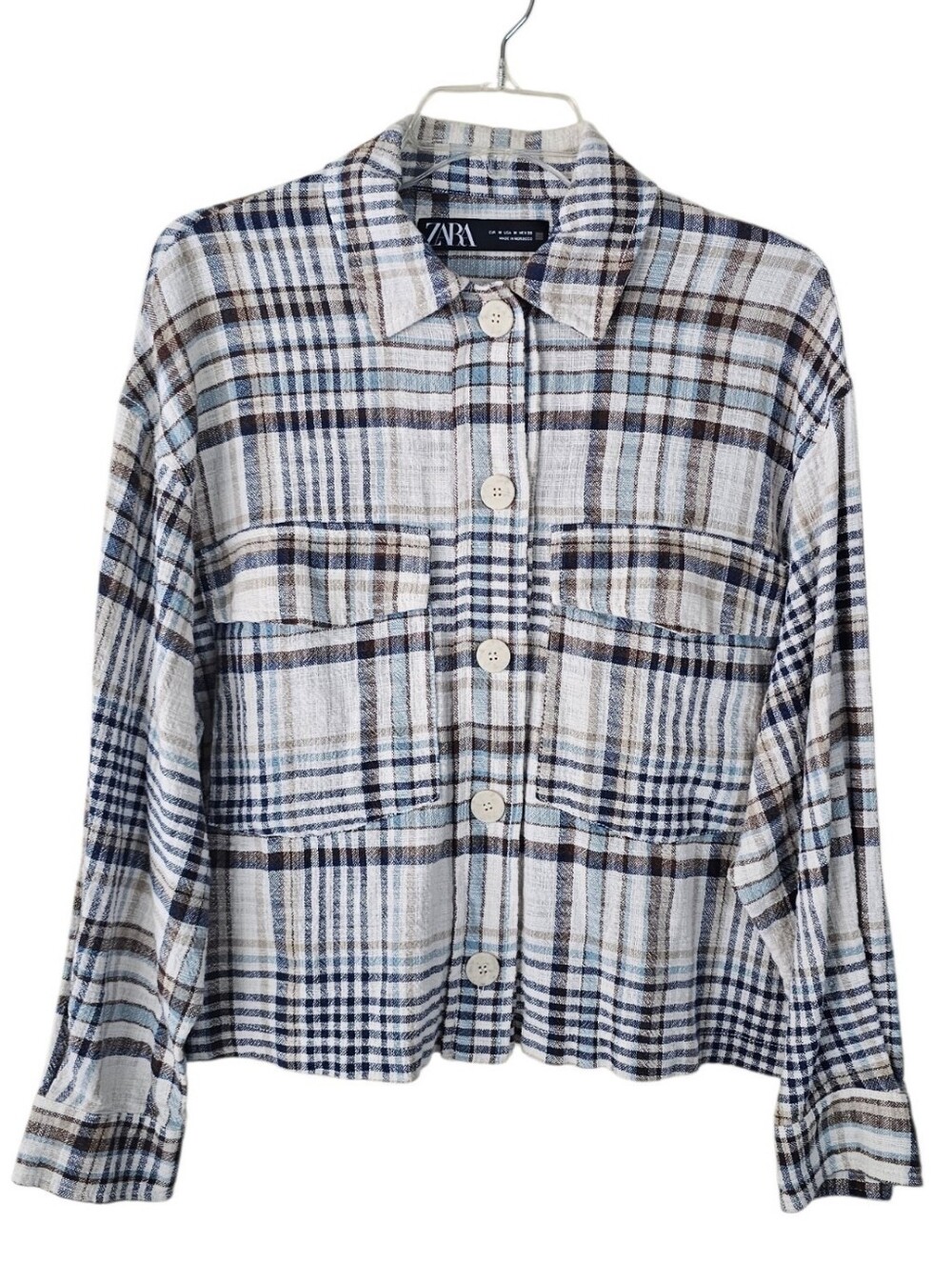 ZARA Plaid Overshirt